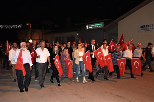 İlçemizde "15 Temmuz Demokrasi ve Milli Birlik Günü" Kutlamaları 