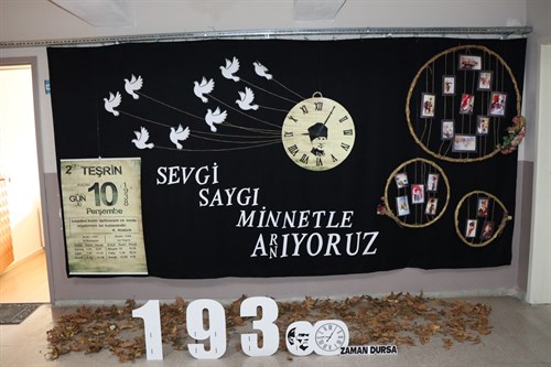 10 Kasım Atatürk’ü Anma Programı