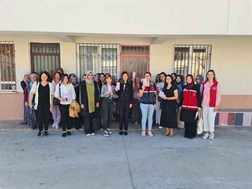 "Kadına El Kalkamaz" , "En İyi Narkotik Polisi Anne", "Kadın Sağlığı Egitimi" projesi kapsamında eğitimler düzenlendi